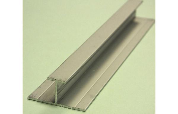 Fibo Aluminium H-Shaped Stacking Profile 2.4m